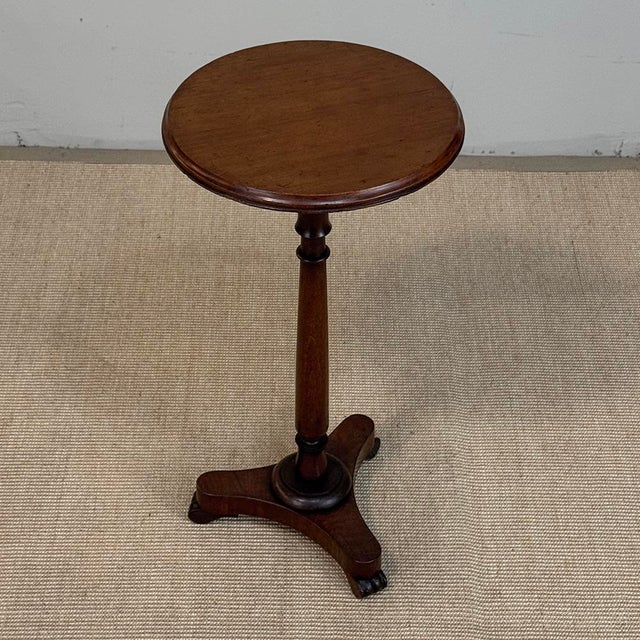 Vintage English Mahogany Lamp Table ~ End Table For Sale - Image 15 of 16