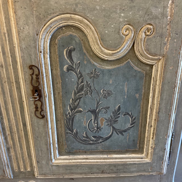 Early 19th Century Early 19th. C. French Louis XV Painted Buffet For Sale - Image 5 of 11