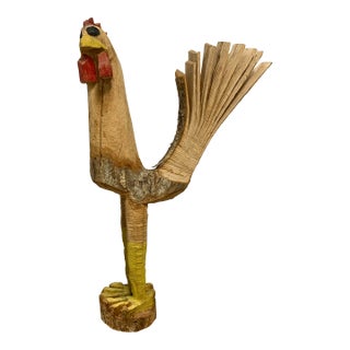 Late 20th Century Natural Tree Limb Rooster #25 For Sale