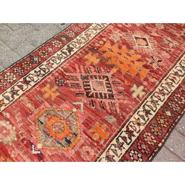 Vintage Kurdish Rug Runner - 33" X 183" For Sale In Raleigh - Image 6 of 10