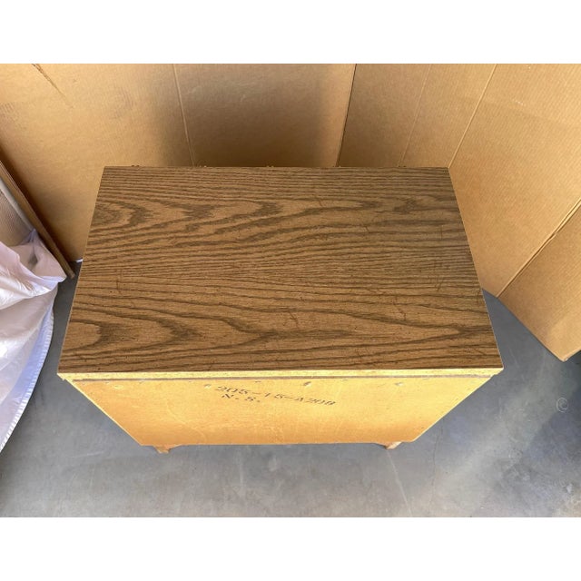 Mid-Century Modern Vintage Mid-Century Thomasville Faux Bamboo 2 Drawer Nightstand For Sale - Image 3 of 7