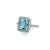 2010s Natural Topaz Diamond Ring 6.5 14k W Gold 5.1 TCW Certified For Sale - Image 5 of 7