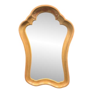 Pulaski Furniture Carved Wood Wall Mirror, Vintage For Sale