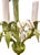 Vintage Italian Tole Lily of the Valley Three Light Chandelier / Light Fixture, Circa 1960 For Sale In Dallas - Image 6 of 6
