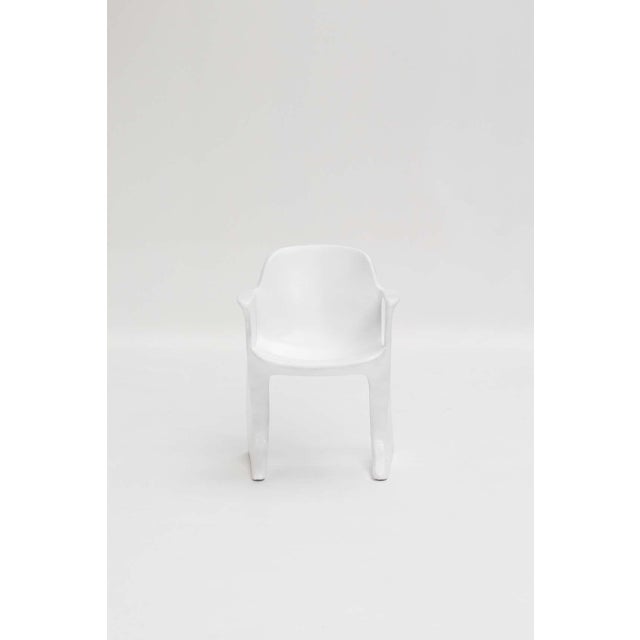 White Kangaroo Chairs by Ernst Moeckl for Horn, 1980s, Set of 4 For Sale - Image 4 of 9