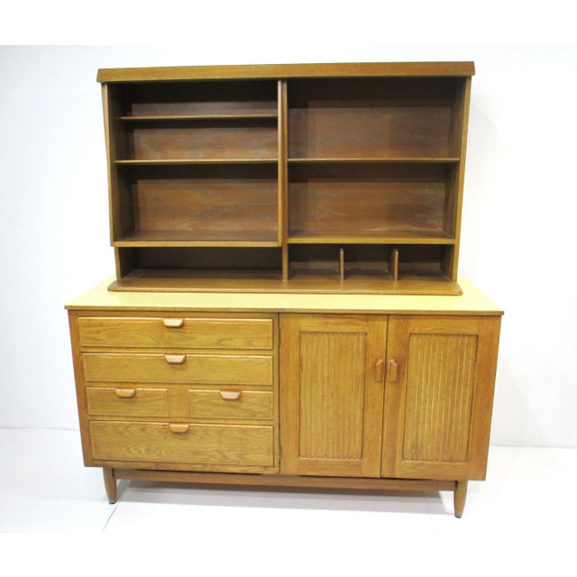 Jack Van Der Molen Mid Century 2 Pc. Sideboard Bookcase Credenza For Sale - Image 13 of 13
