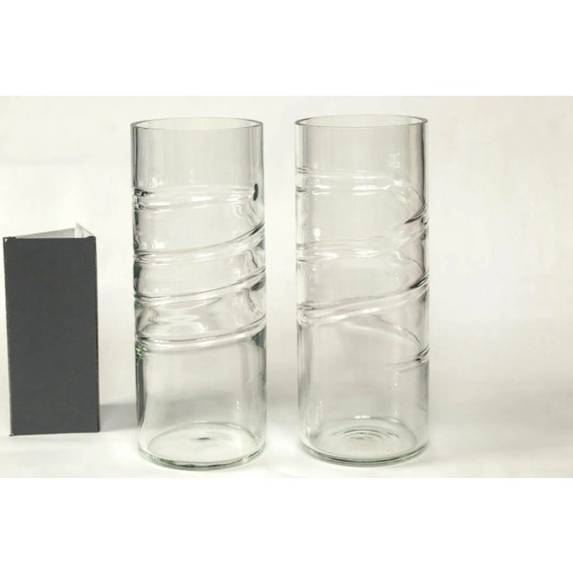 Italian Murano Glass Vase, Signed Barbini, 20th Century, Italy For Sale - Image 3 of 8