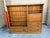 Antique Victorian Style Open Bookcase Slant Front Desk For Sale - Image 4 of 12