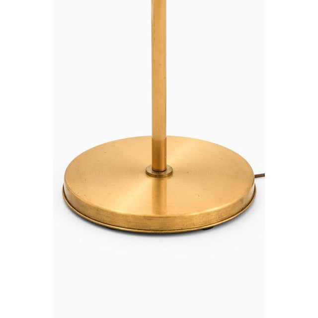 Floor Lamp in Brass and Glass from Bergboms, 1950s For Sale - Image 3 of 9