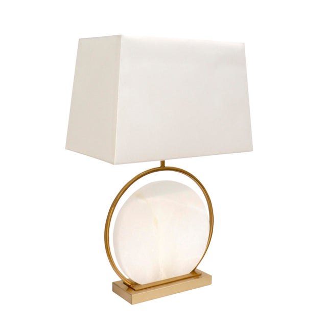 White Pasargad Home Orb Marble Table Lamp For Sale - Image 8 of 8