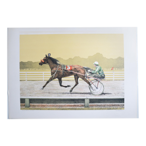 Limited Edition "Standardbred" Lithograph by Mel Hunter