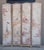 Beautiful vintage fabric screen with muted colors and Chinoiserie theme. Both sides are exactly the same.