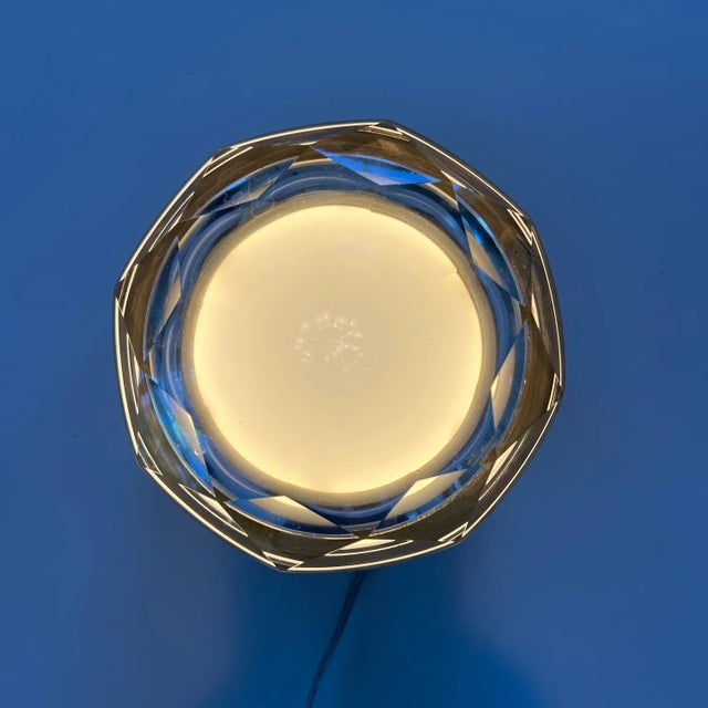 Only 1 Left!! Arteriors Home Estelle Sconce, Clear Crystal & Antique Brass For Sale - Image 9 of 12