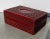Vintage cinnabar box, Chinese mid-century cigarette box, or vanity box. The traditional floral and scrolling surface...