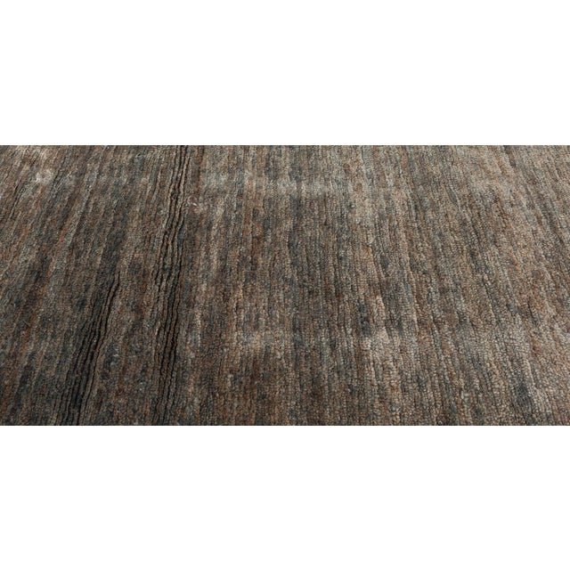 Abstract Modern Custom Hand-Knotted Hemp Rug by Doris Leslie Blau For Sale In New York - Image 6 of 10