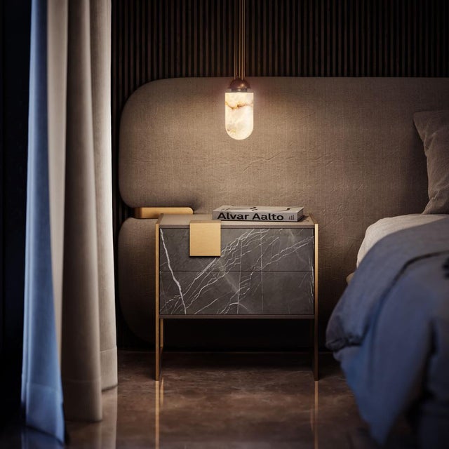 Metal Russell Pendant Lamp by Porus Studio For Sale - Image 7 of 12