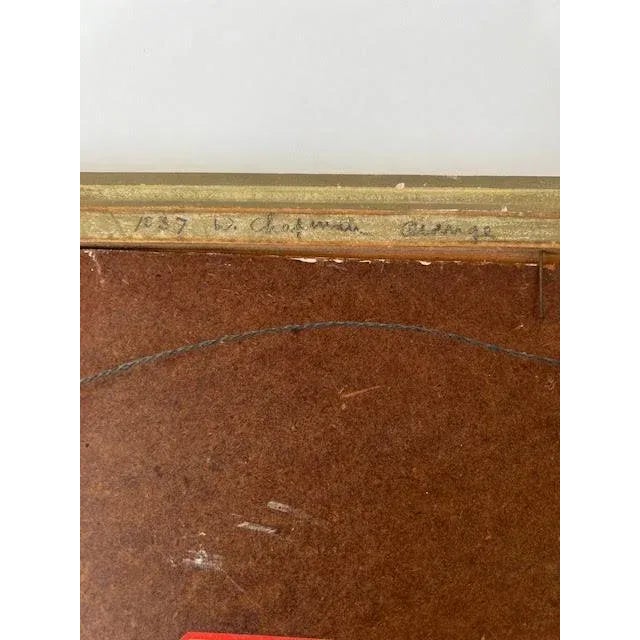 1950s Helen Hafer California Landscape Oil Painting, Framed For Sale - Image 11 of 12