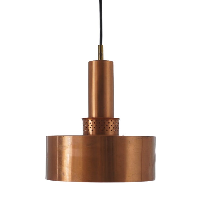 Copper T292 Ceiling Lamp by Hans-Agne Jakobsson for Hans-Agne Jakobsson Ab Markaryd, 1950s For Sale
