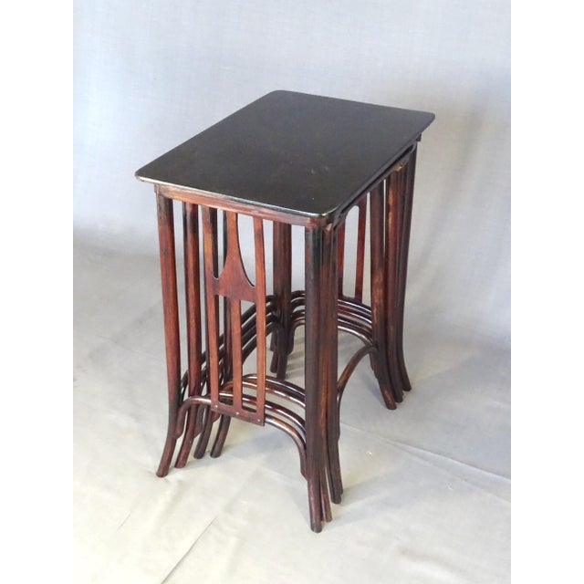 Nesting Tables by Siegel for Kohn, 1905, Set of 4 For Sale - Image 12 of 16