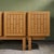 Brutalist Sideboard with Geometric Details in Oak, France For Sale - Image 6 of 17