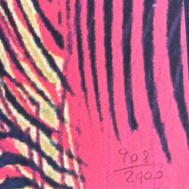 1986 Carnegie Museum of Art After Andy Warhol "Authentic Cmoa" Lithograph Reproduction For Sale - Image 6 of 11