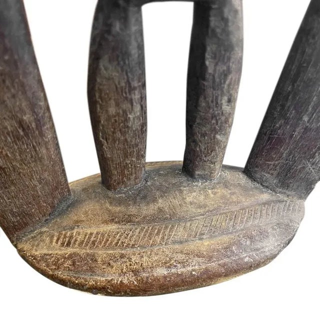 Mid 20th Century African Sculptural Ethiopian Arussi Headrests- A Set of 3 For Sale - Image 5 of 7