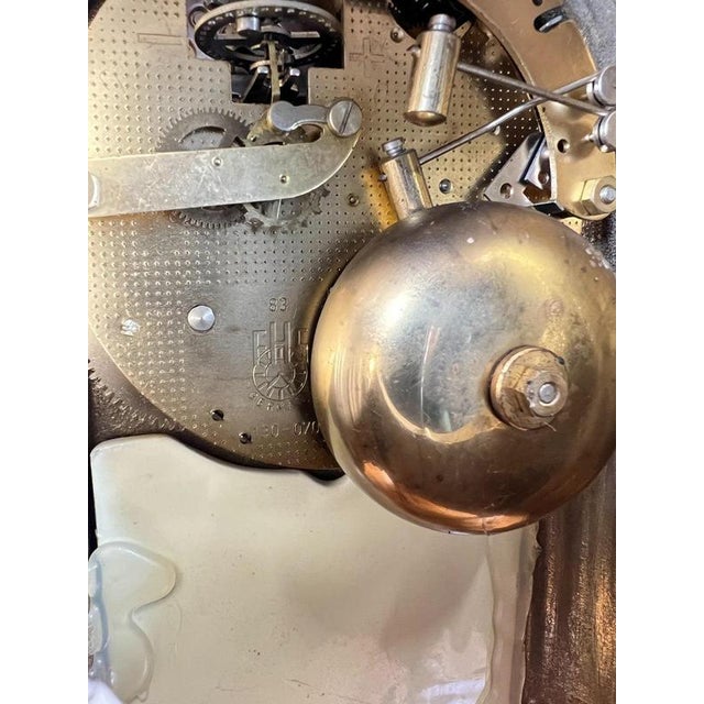 Lancini Imperial Ormolu Porcelain Gilt Brass Mantle Clock Garniture, Set of 3 For Sale - Image 10 of 17