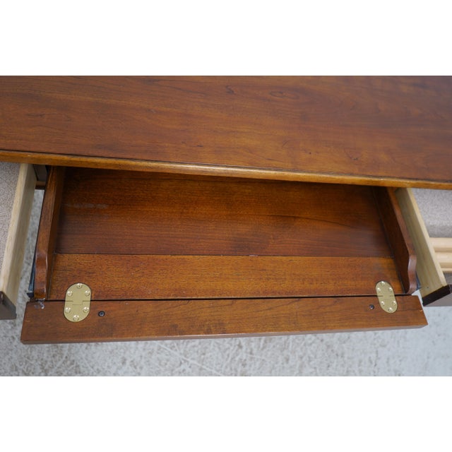 Bernhardt Bernhardt Martha Stewart Cherry 3 Drawer Desk For Sale - Image 4 of 18