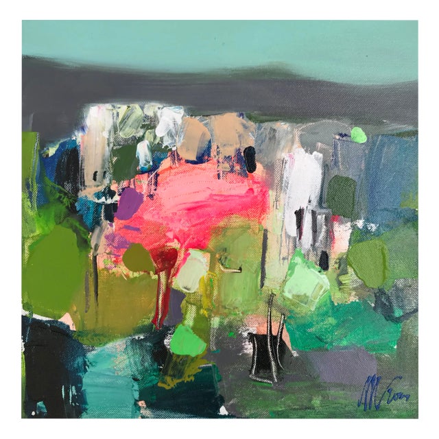 Liliya Nikolova, Abstract Horizon, 2022, Acrylic on Canvas For Sale