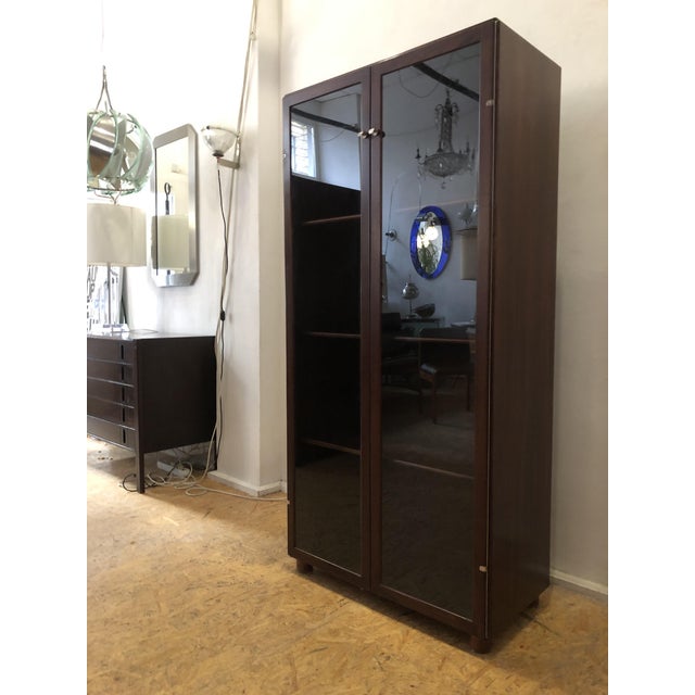 Brown Torcello Display Cabinet by Afra and Tobia Scarpa for Stildomus, 1960s For Sale - Image 8 of 9