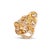 Brand: Orocal Gender: Ladies Metal Type: 14K Yellow Gold Ring Size: 8.5 Width: 1.25 inches by 19.50 mm Thick: 3.35 mm...