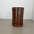 Bauhaus Vintage Patchwork Paper Bin Basket in Leather the style of Auböck, Germany, 1960s For Sale - Image 3 of 18