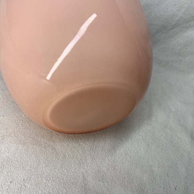 Vintage Larry Laslo for Mikasa Art Glass Vase With Folded Edge Rim For Sale - Image 4 of 4