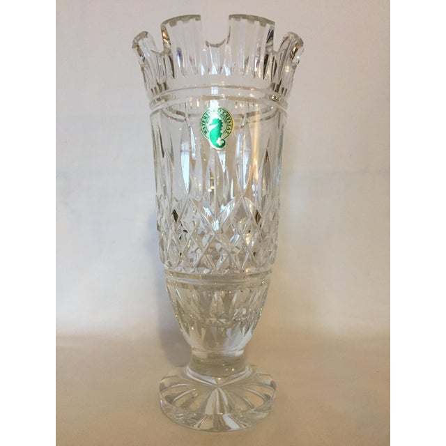 2000s Waterford 'Lismore Castle' Crystal Vase Chairish