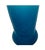Vintage Turquoise Crackle Glass Vase For Sale In Los Angeles - Image 6 of 10