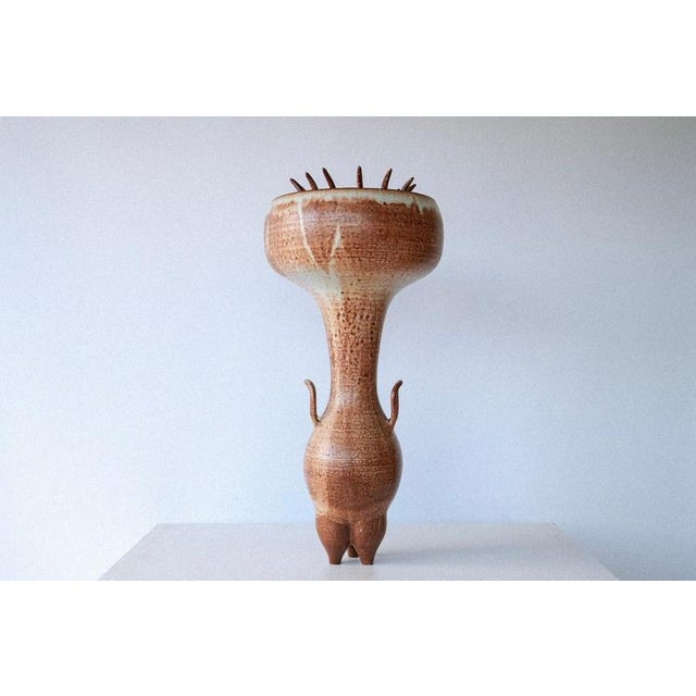 Prophetia Vase in Wheel-Thrown Glazed Stoneware by Robin Kerr Unique Piece Dimensions: D 25 x W 25 x H 52 cm. Materials:...