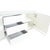 Interlübke Cube Wooden Sideboard in White Cream from Lübke For Sale - Image 6 of 18
