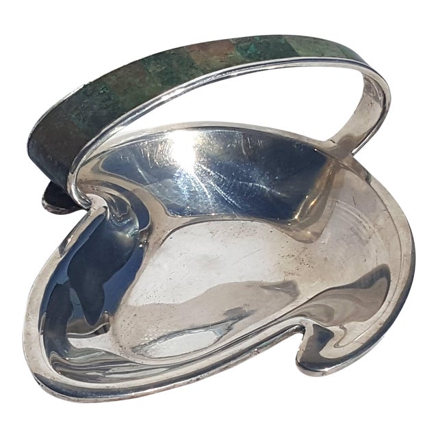 Los Castillo Taxco Sterling Dish For Sale