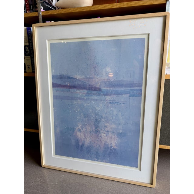 This original piece, titled "Landscape Series #9," was designed and executed by California artist Gerald F. Brommer circa...
