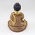 Early 20th C. Nepalese 24k Gold Leaf Over Heavy Copper Meditating Shakyamuni Buddha For Sale - Image 4 of 9