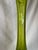Contemporary Vintage Mid-Century Viking Glass Green Streched Vase With Sticker For Sale - Image 3 of 14