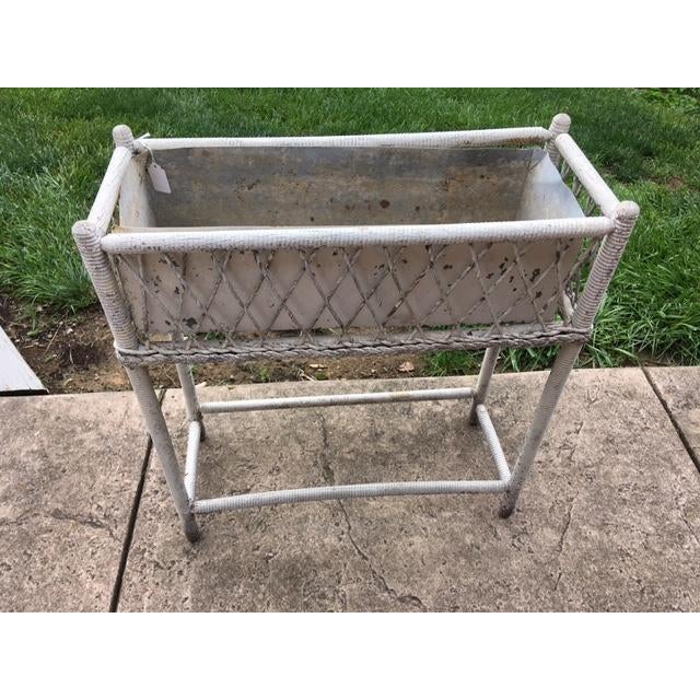Early 20th Century Early 20th Century Victorian Wicker Plant Stand For Sale - Image 5 of 12