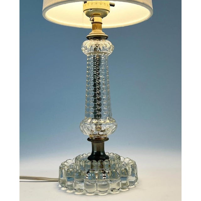 Petite Vintage Hobnail Boudoir Lamp For Sale In Atlanta - Image 6 of 9