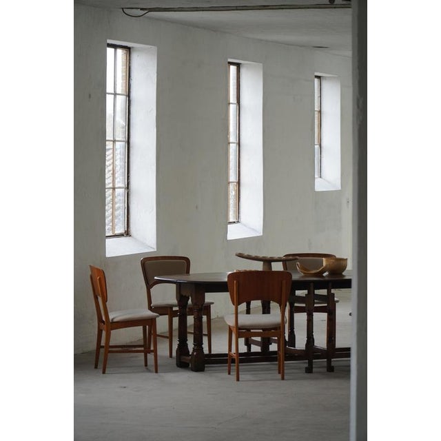 Large Mid-Century French Modern Gateleg Dining or Console Table, 1940s For Sale - Image 13 of 18