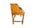 Wood Vintage C .1970's Solid Oak Bradford Style Mini Roll-Top Desk For Sale - Image 7 of 11
