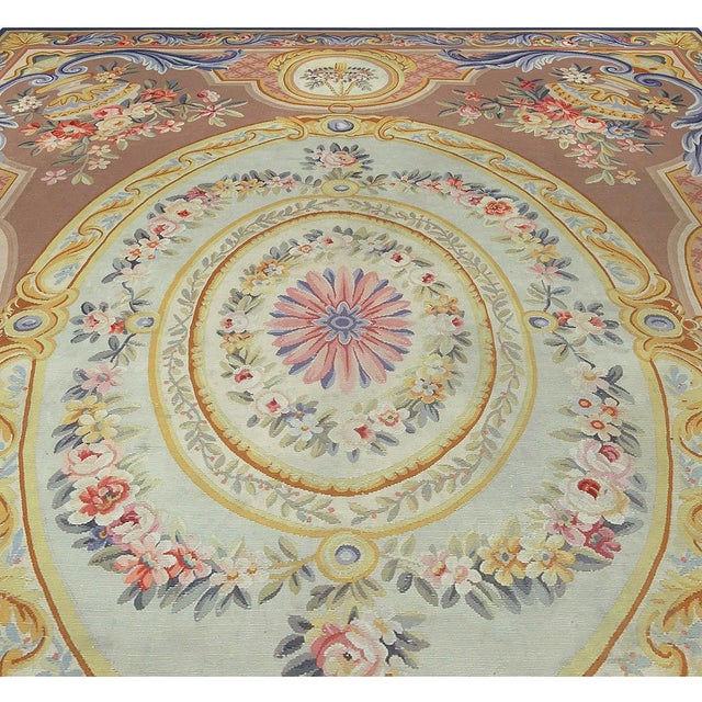 French Exquisite 19th Century French Aubusson Rug For Sale - Image 3 of 3