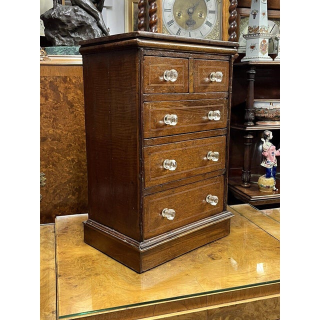 Victorian Chest of Drawers, Set of 5 For Sale - Image 4 of 17