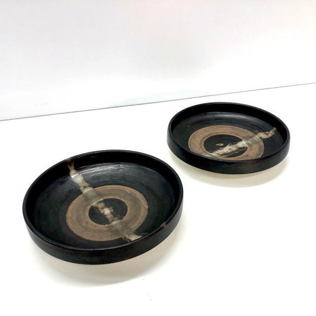 Mid-Century Modern Vintage Bowls by Bruno Gambone, 1970s, Set of 2 For Sale - Image 3 of 10
