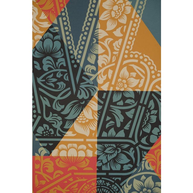 Contemporary Shepard Fairey, Fingers Peace, Lithograph For Sale - Image 3 of 7