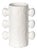 Regina Andrew Sanya Metal Vase Small, White For Sale